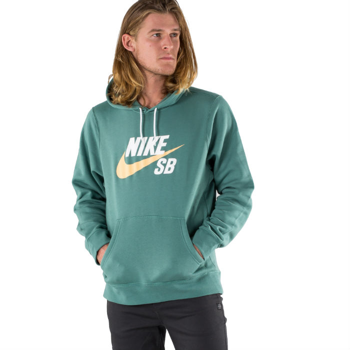 nike sb icon hoodie green